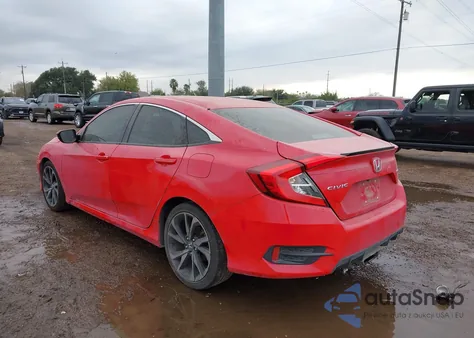 2020 Honda Civic Sport z USA, uszkodzony, nr VIN 2HGFC2F83LH523265